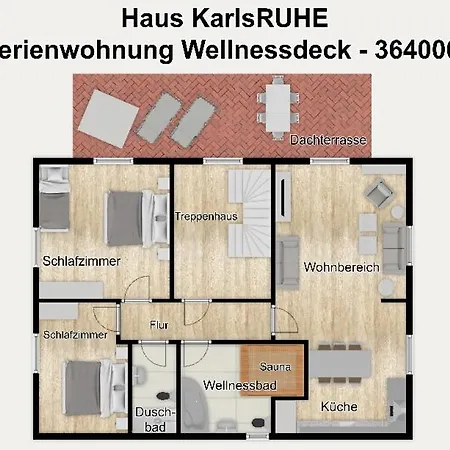 Haus Karlsruhe Wellnessdeck Juist